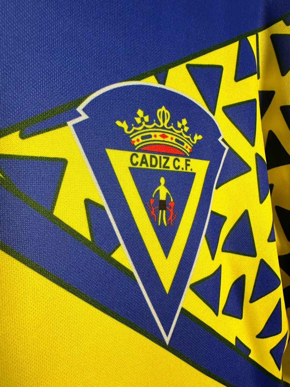 Man's Retro Jersey Cadiz Club Team Home - 1991/92