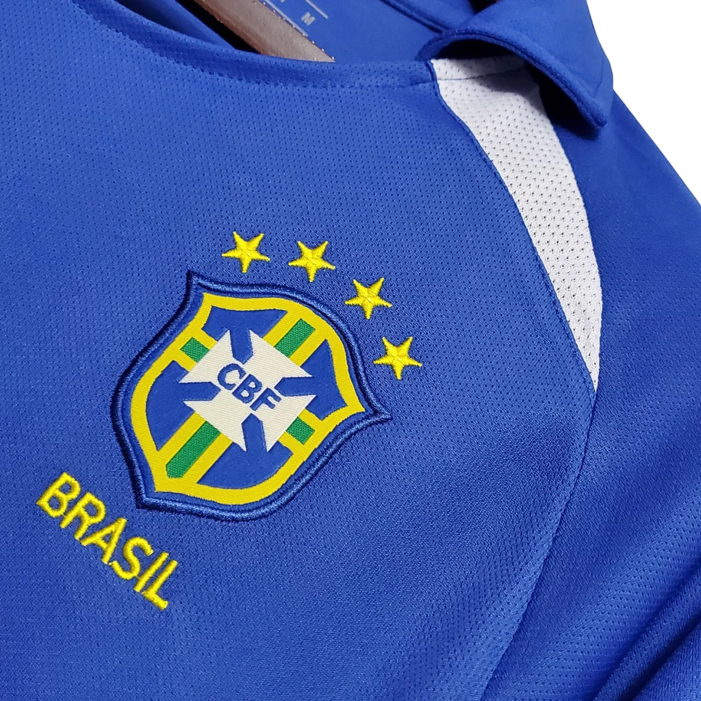 Men's Jersey Brazil National Team Retro Away 2002