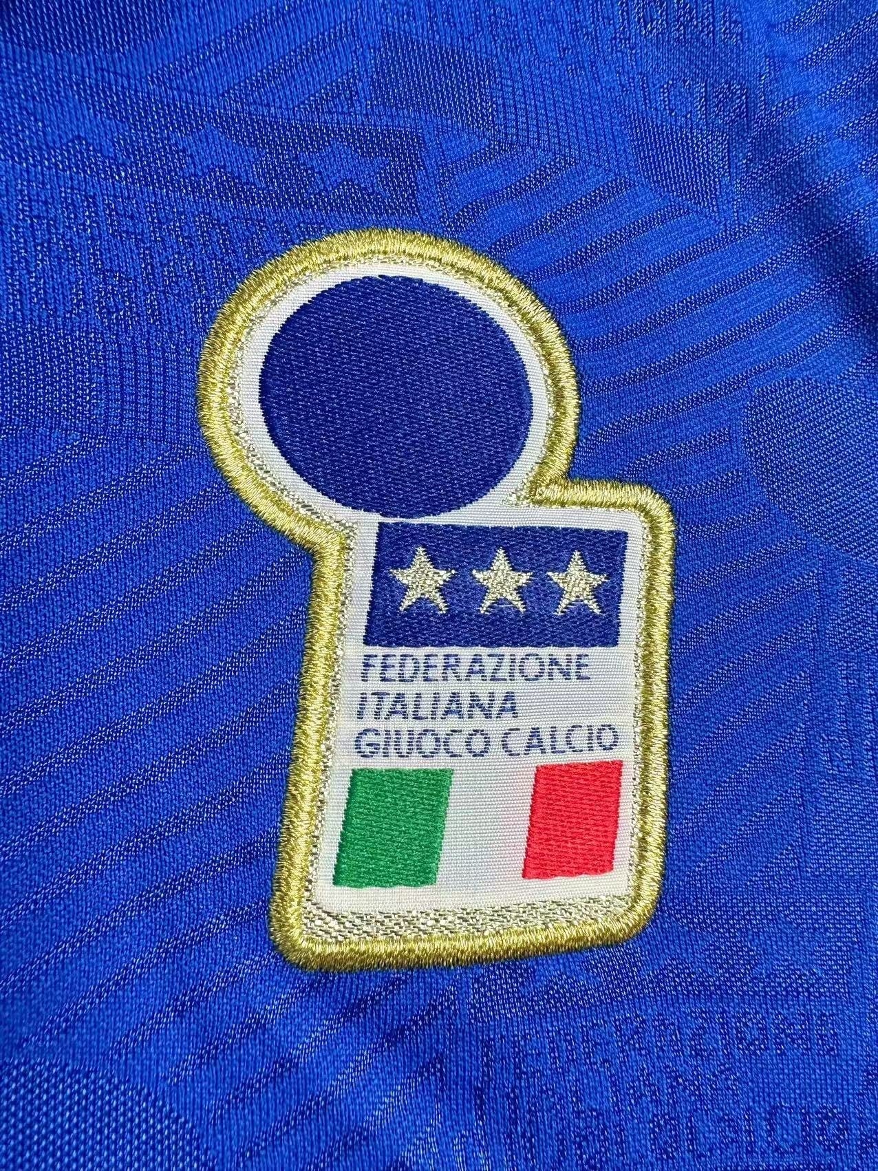Man's Retro Long Sleeve Italy National Team Home - 1994