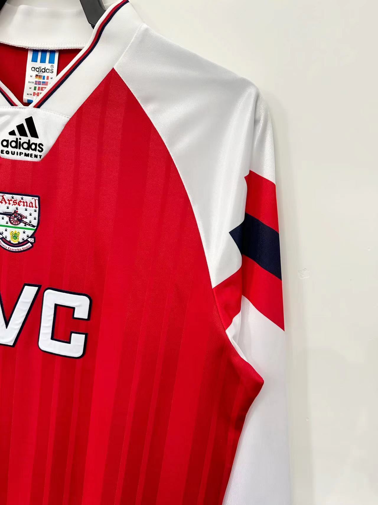 Man's Retro Long Sleeve Arsenal Team - 1992/94