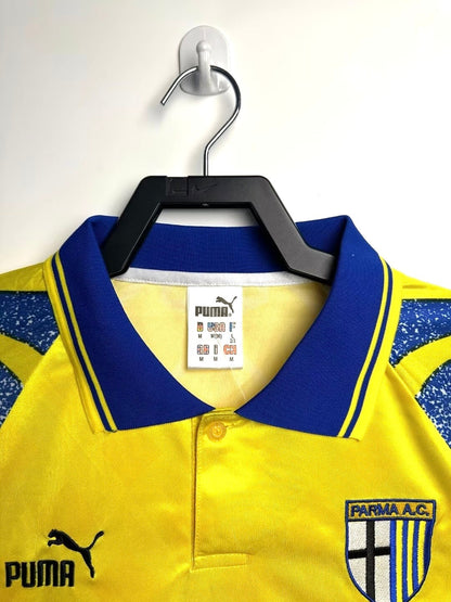 Man's Retro Jersey Parma Calcio Team Yellow - 1995/97
