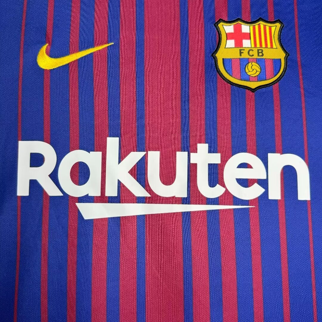 Man's Retro Jersey Barcelona Team Home - 2017/2018