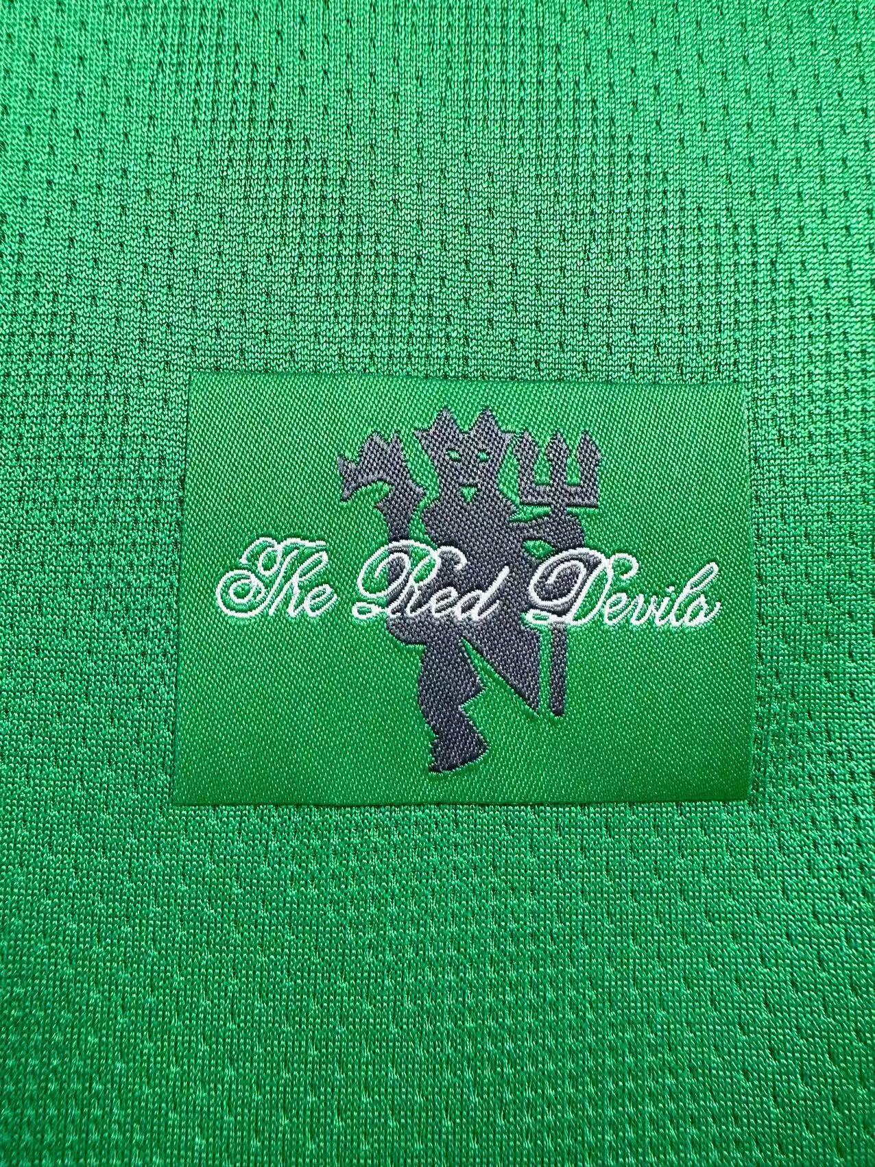 Man's Retro Jersey Manchester United Team Green GK - 2007/08
