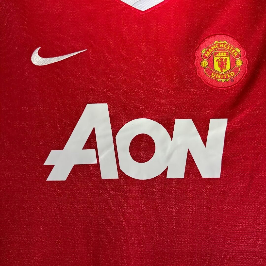 Man's Retro Jersey Manchester United Team Home - 2010/2011