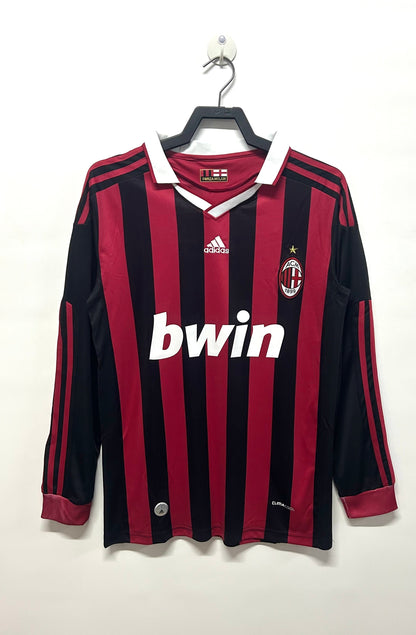 Man's Retro Long Sleeve Milan Team - 2009/2010