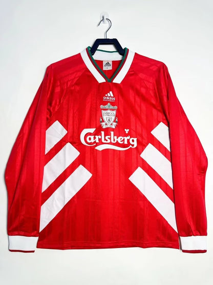 Man's Retro Long Sleeve Liverpool Team - 1993/95