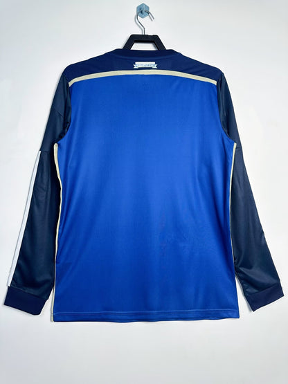 Man's Retro Long Sleeve Argentina National Team Away - 2014