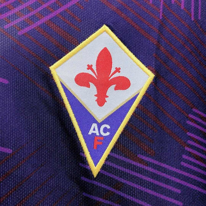 Man's Retro Jersey Fiorentina Team Home - 1992/93