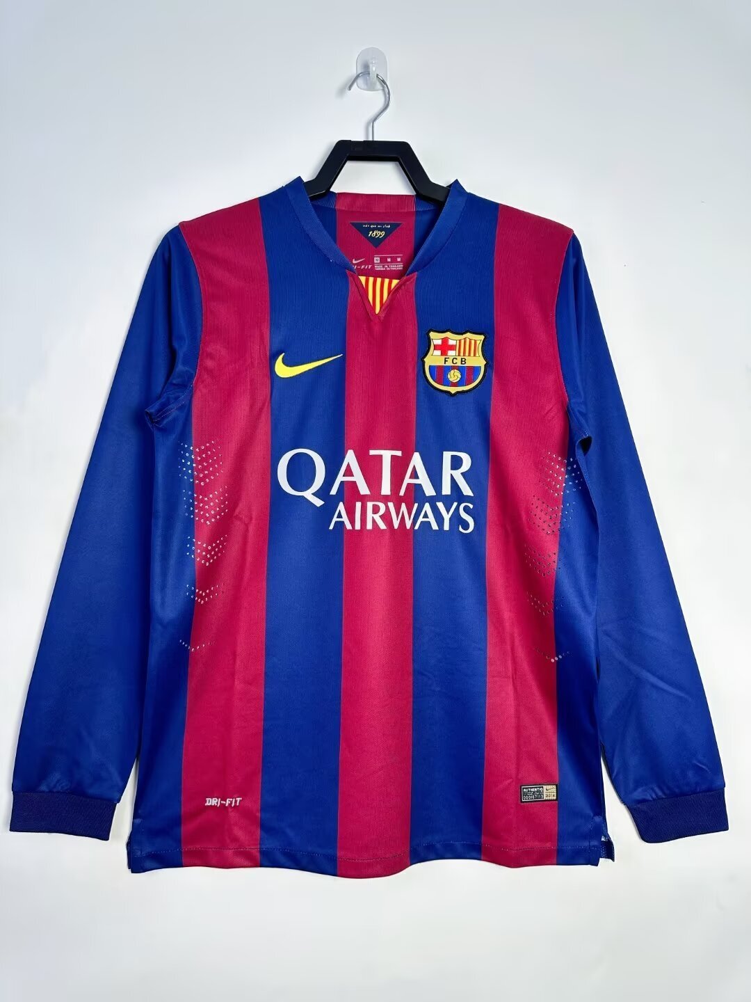 Man's Retro Long Sleeve Barcelona Team - 2014/15