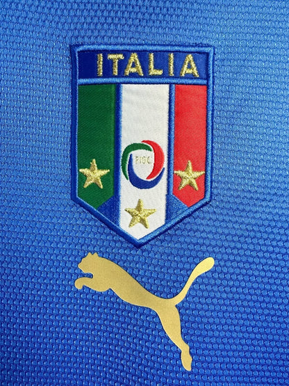 Man's Retro Long Sleeve Italy National Team Home - 2006