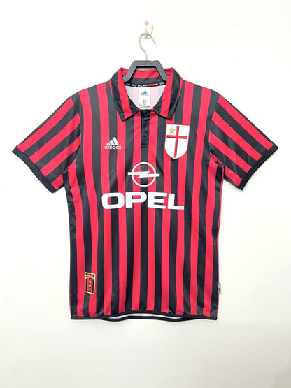 Man's Retro Jersey Milan Team - 1999/00