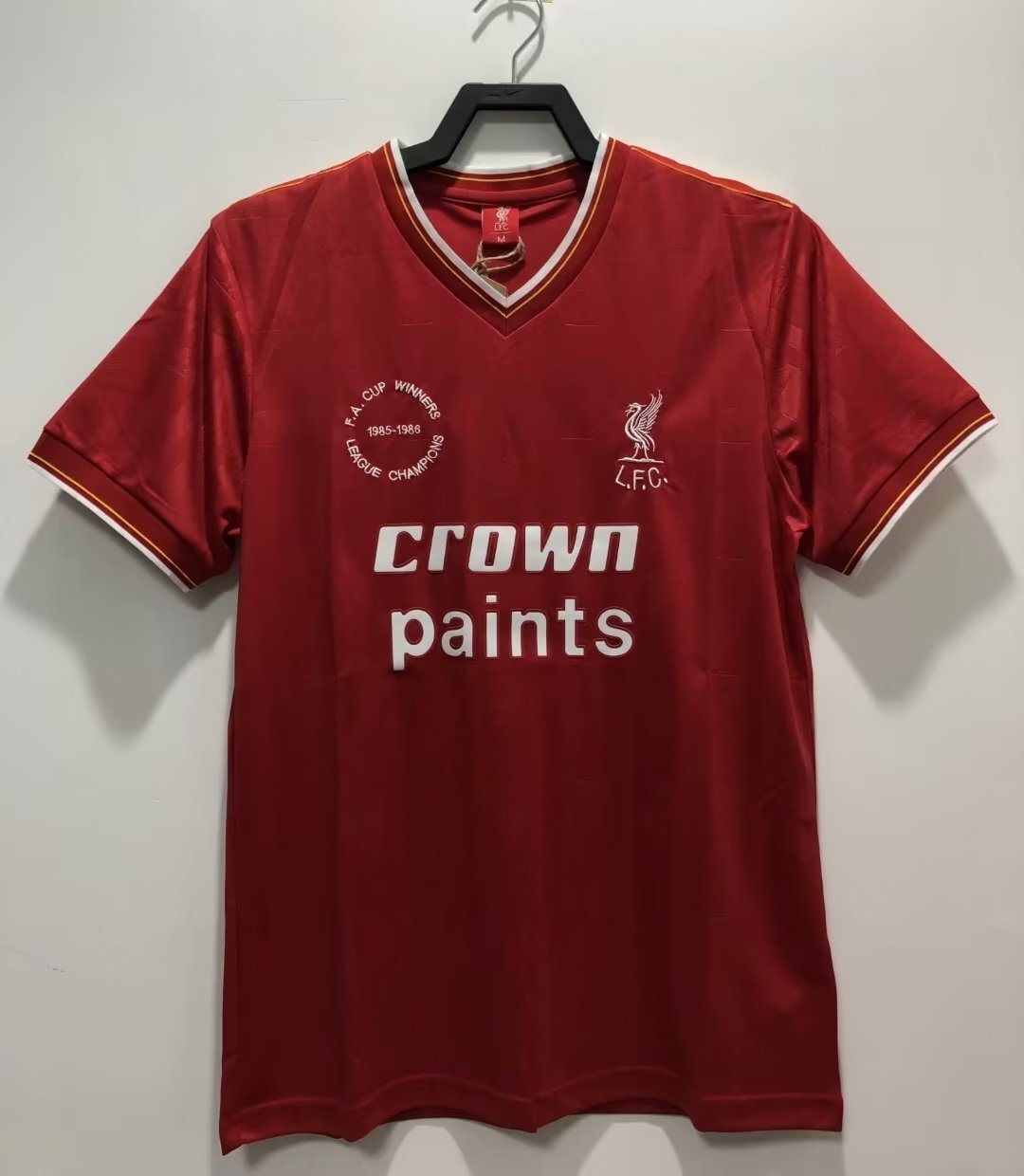 Man's Retro Jersey Liverpool Team - 1985/86