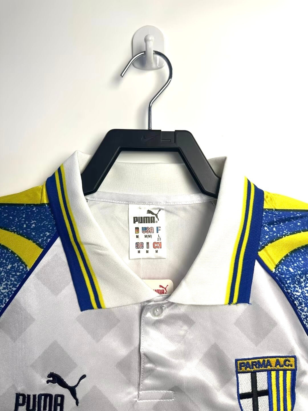 Man's Retro Jersey Parma Calcio Team white - 1995/1997