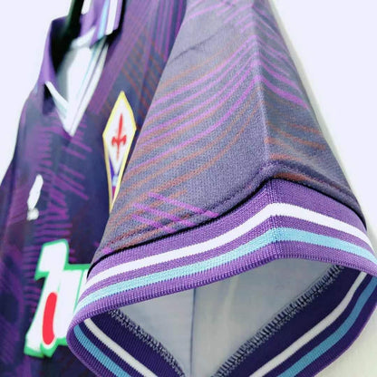 Man's Retro Jersey Fiorentina Team Home - 1992/93