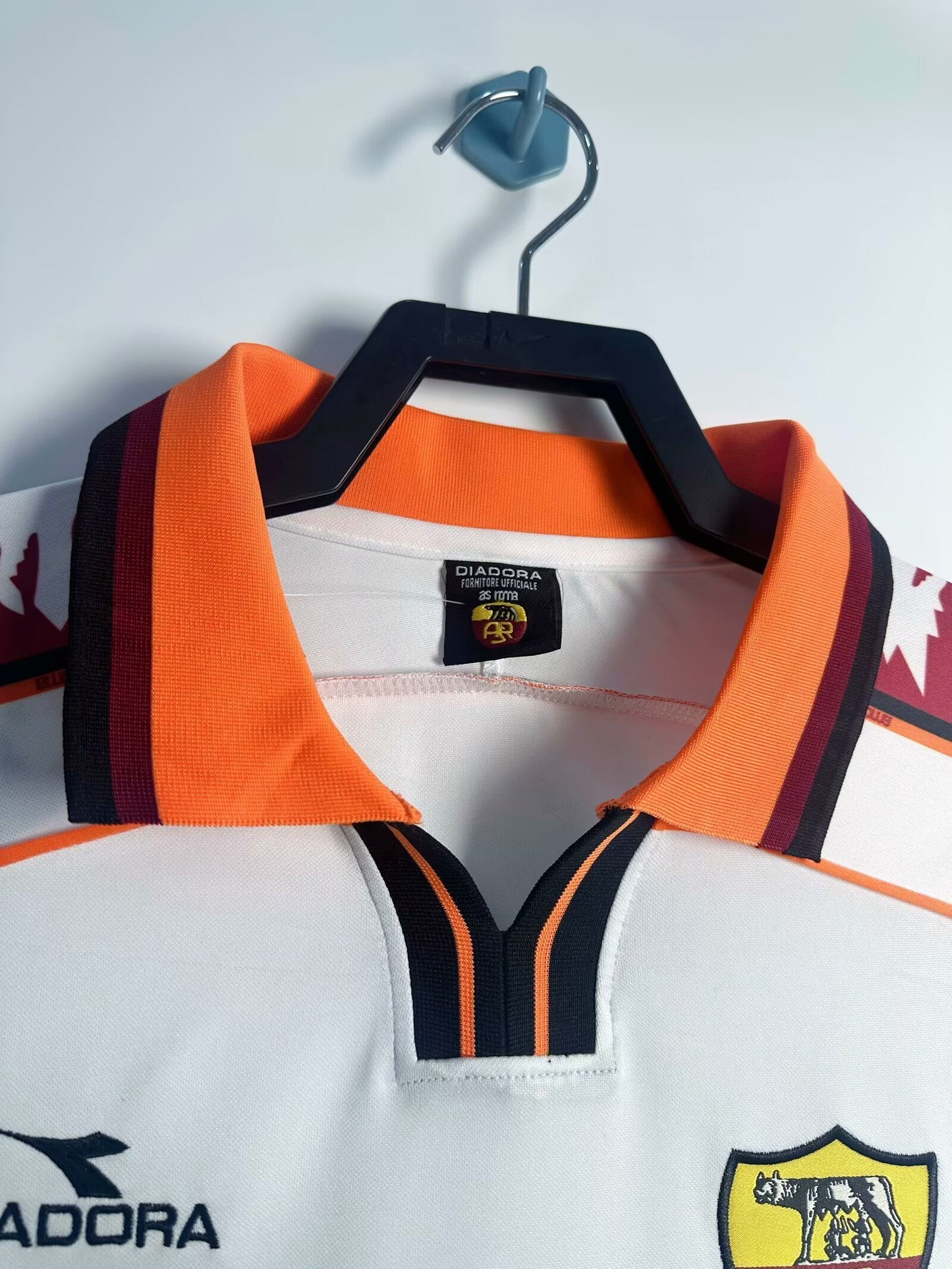 Man's Retro Long Sleeve Roma Team - 1998/99