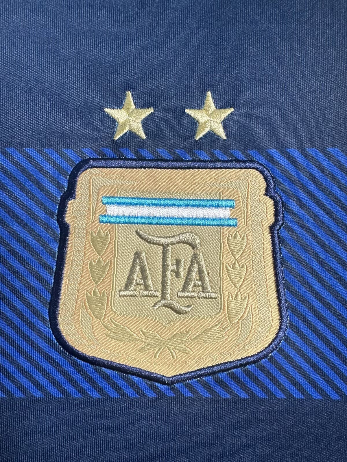 Man's Retro Long Sleeve Argentina National Team Away - 2014