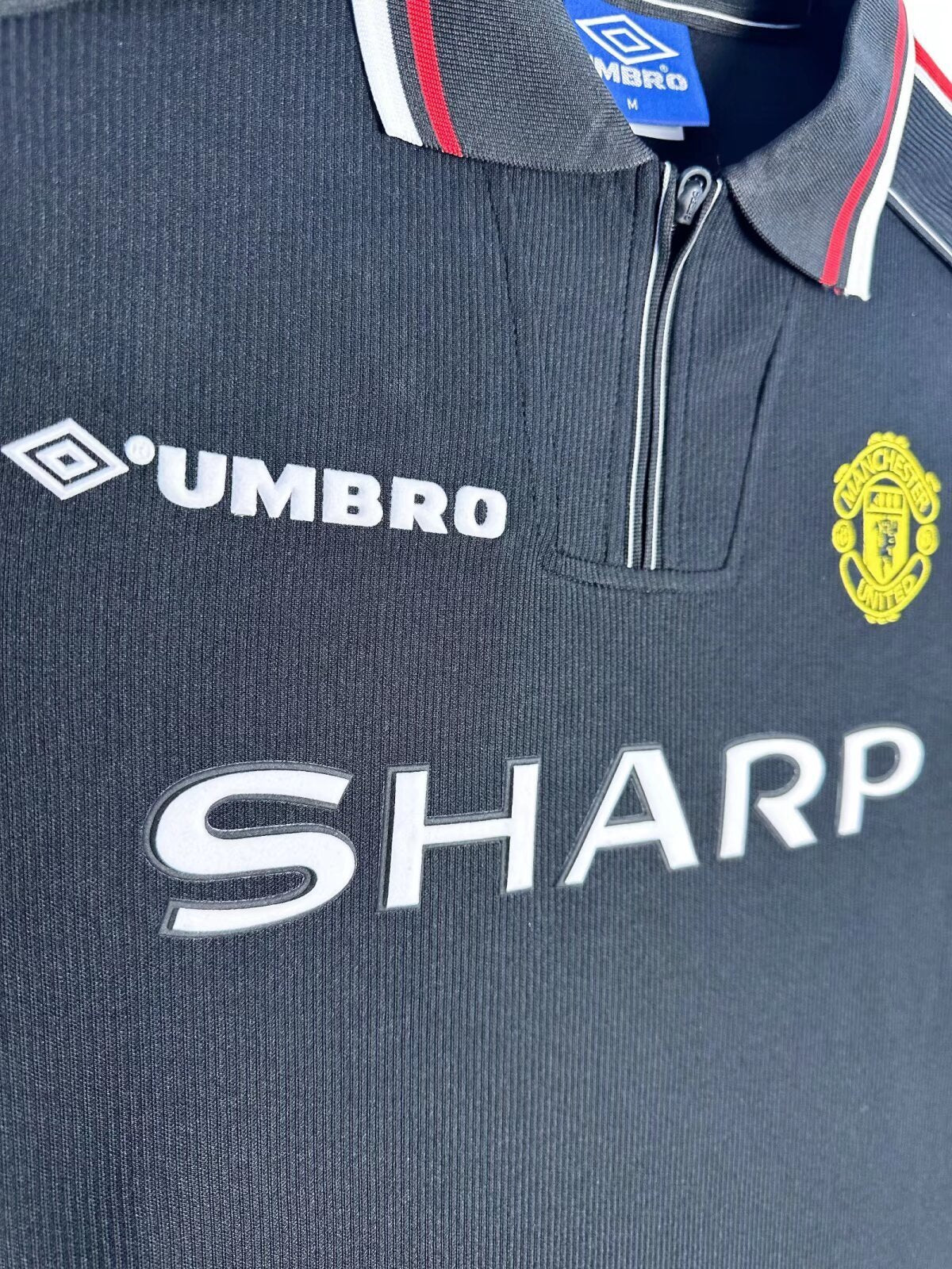 Man's Retro Jersey Manchester United Team Black - 1998/99
