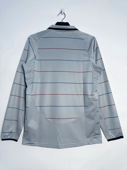 Man's Retro Long Sleeve Barcelona Team Away - 2003/04