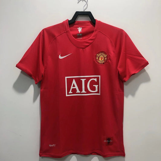Man's Retro Jersey Manchester United Team Main League Edition - 2007/08