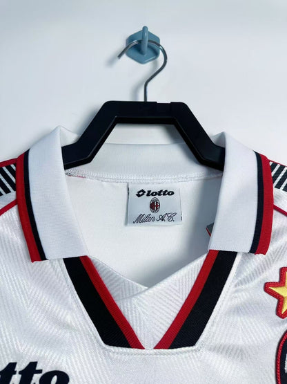 Man's Retro Jersey Milan Team Away - 1997/98