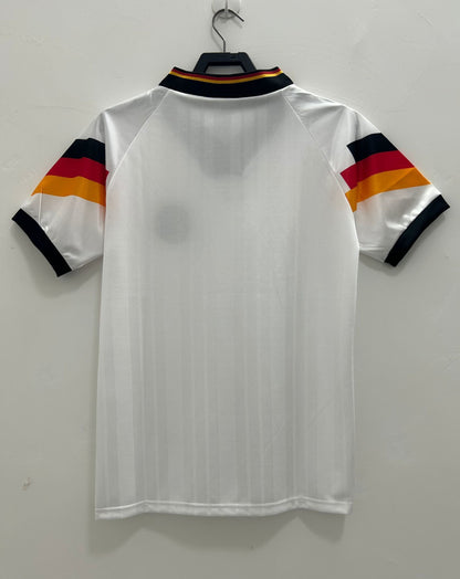 Man's Retro Jersey Germany National Team White - 1992