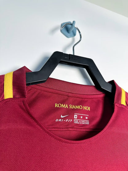 Man's Retro Long Sleeve Roma Team Home - 2017/18
