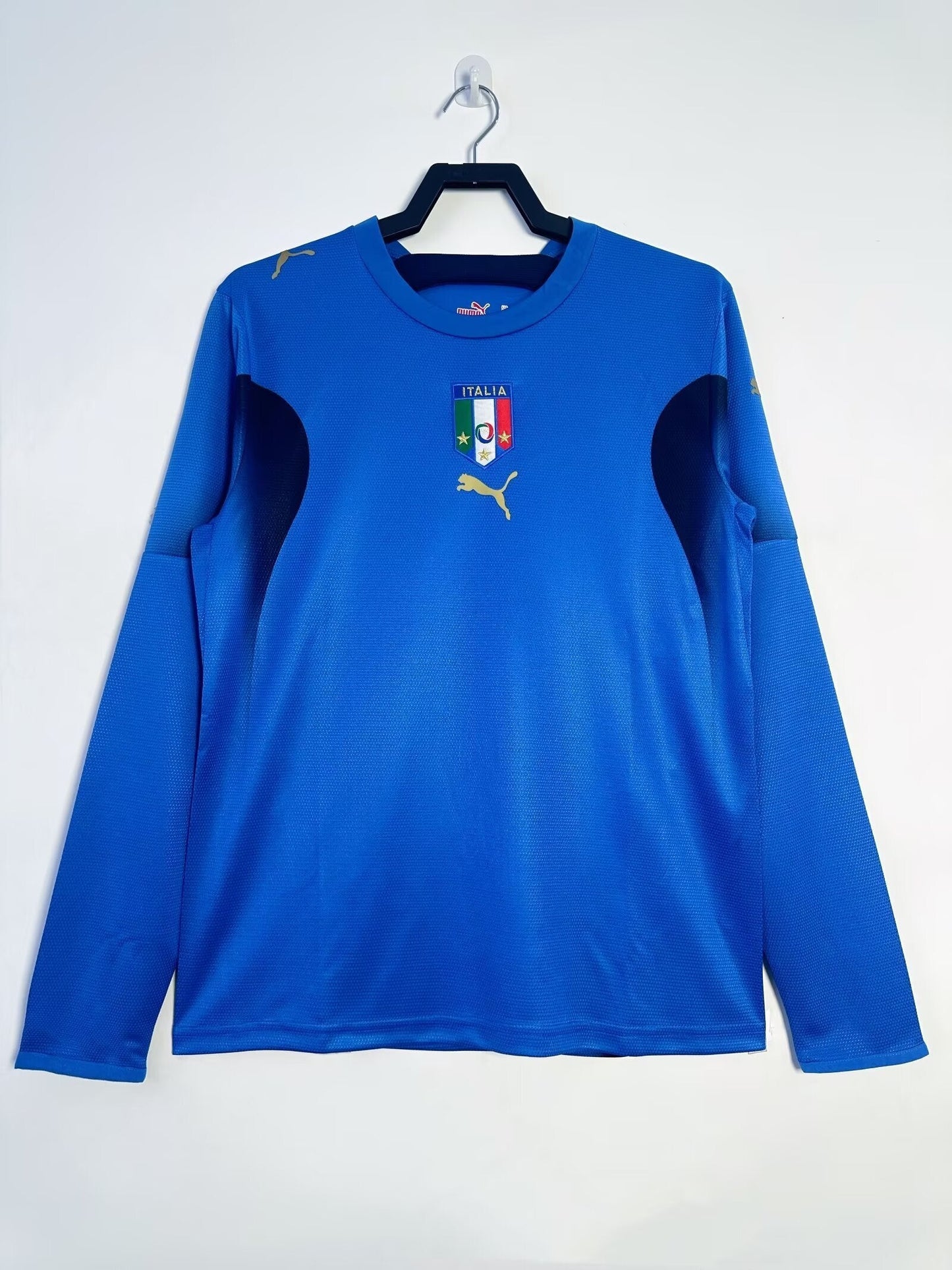 Man's Retro Long Sleeve Italy National Team Home - 2006