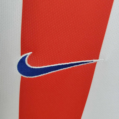 Man's Jersey Retro Atlético de Madrid Branca e Vermelha - 2013/2014
