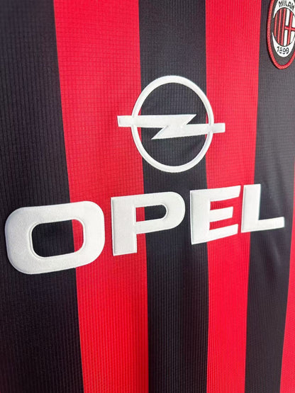 Man's Retro Jersey Milan Team Home - 1997/98