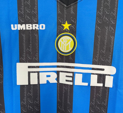Man's Retro Long Sleeve Internazionale Milano Team - 1997/98