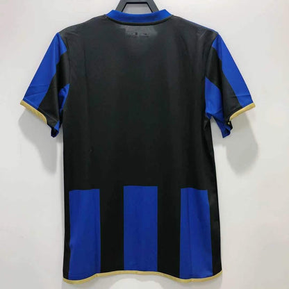 Man's Retro Jersey Internazionale Milano Team Champions League Home - 2008/09