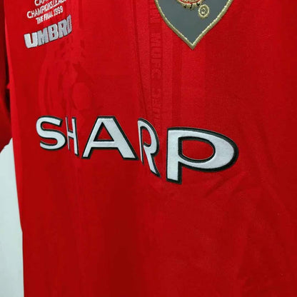 Man's Retro Jersey Manchester United Team - 1999/00