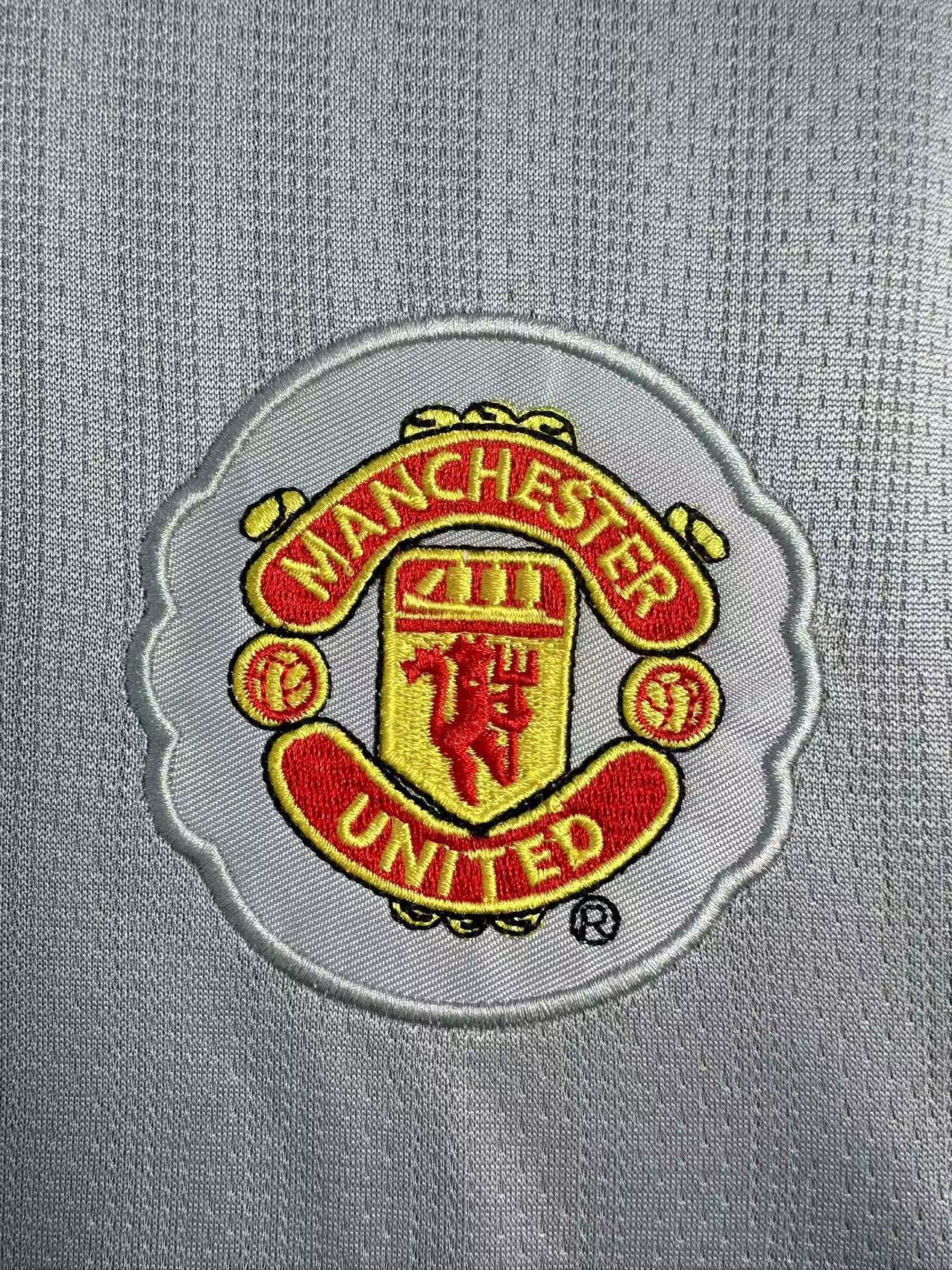 Man's Retro Jersey Manchester United Team Grey GK - 2007/08