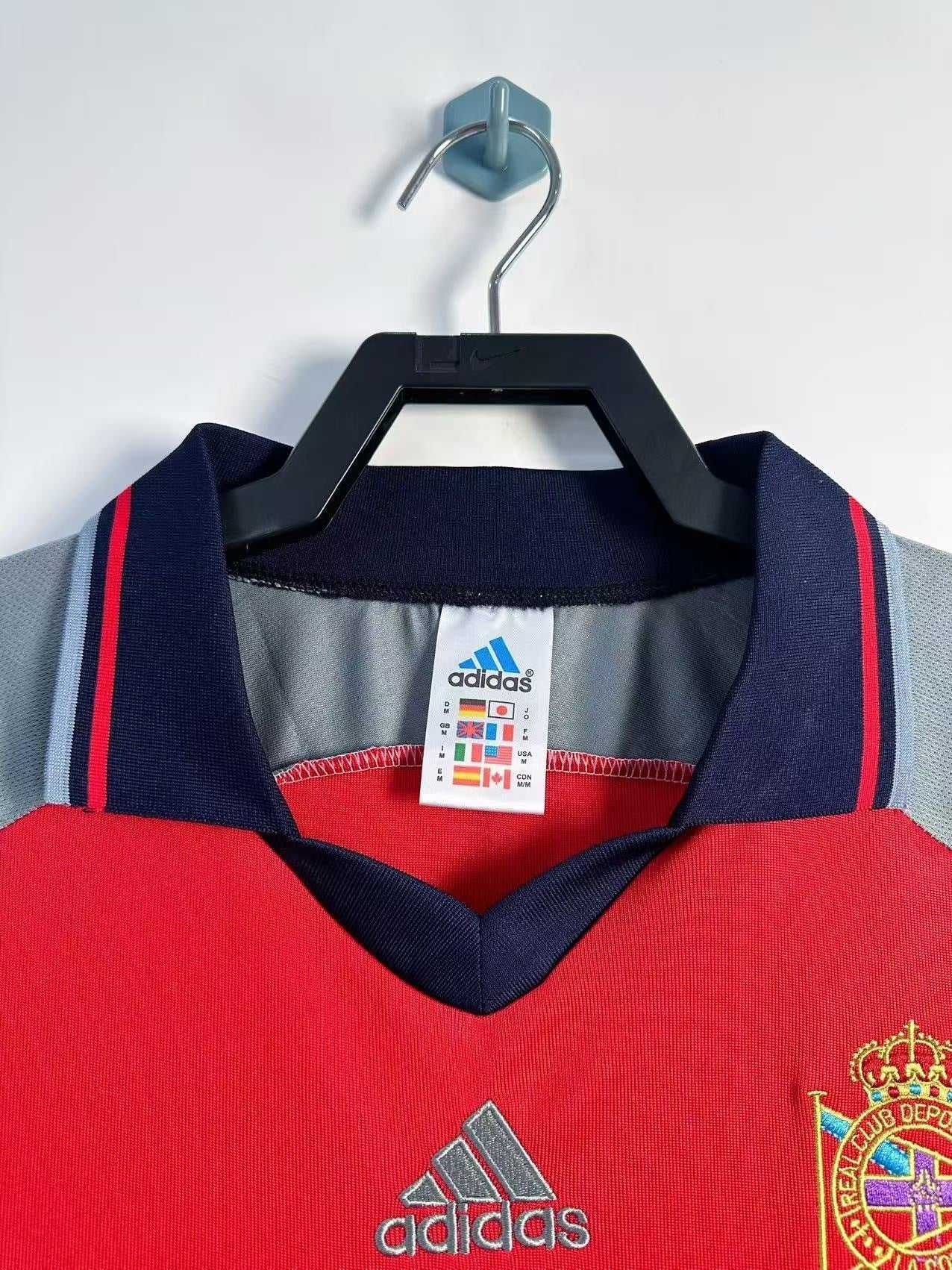 Man's Retro Jersey Deportivo La Coruna Team Away - 1998/99