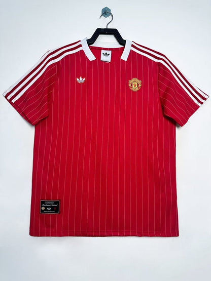 Man's Retro Jersey Manchester United Team Cultural Jersey Red - 2025/26
