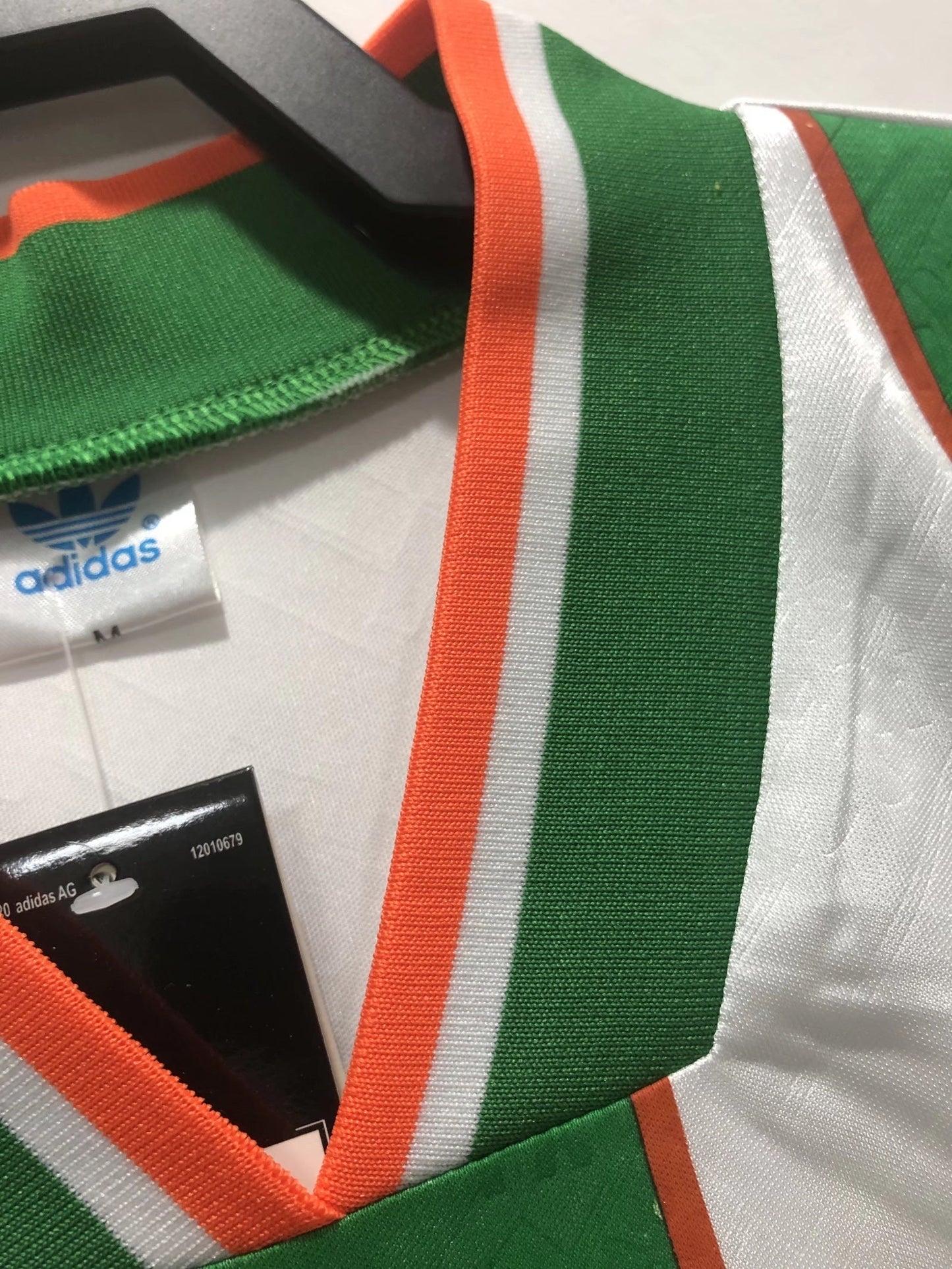 Man's Retro Jersey Ireland National Team Away With Sponsors - 1994