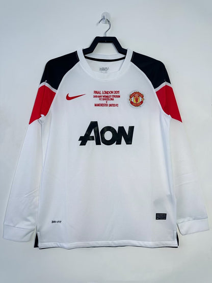 Retro Long Sleeve Manchester United Away  - 2010/11
