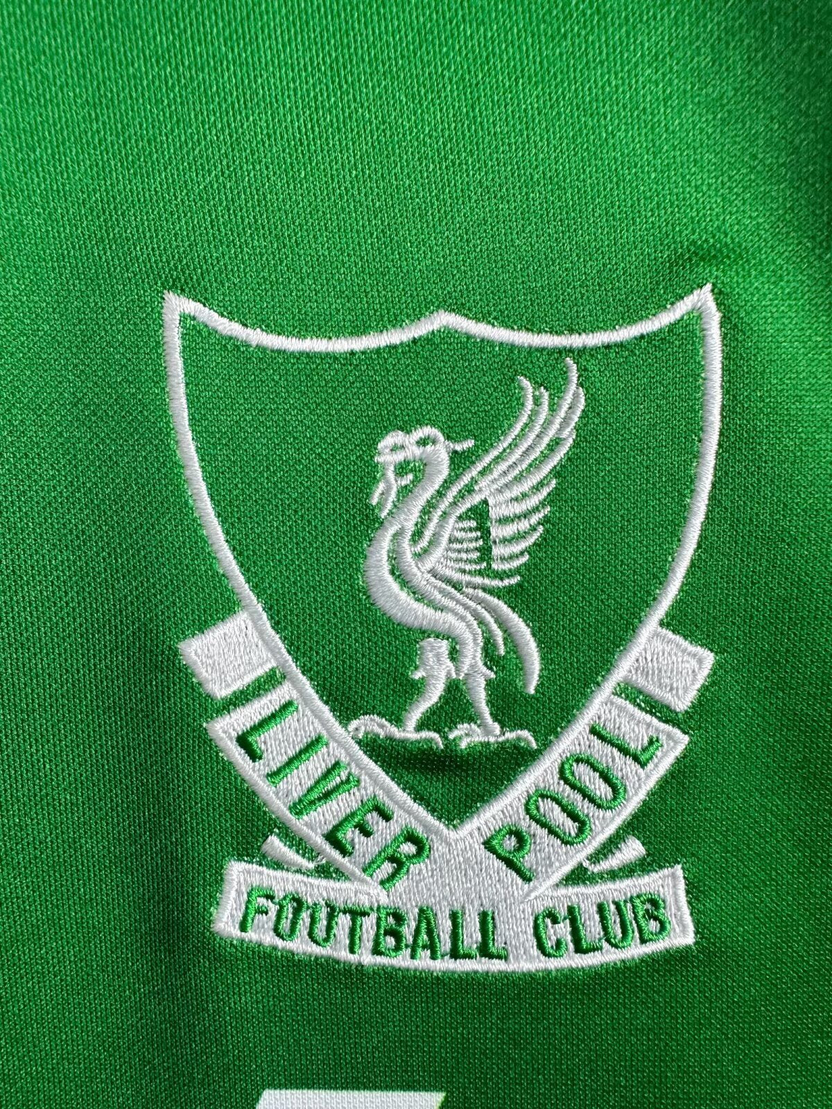 Man's Retro Jersey Liverpool Team Green Away - 1991/92
