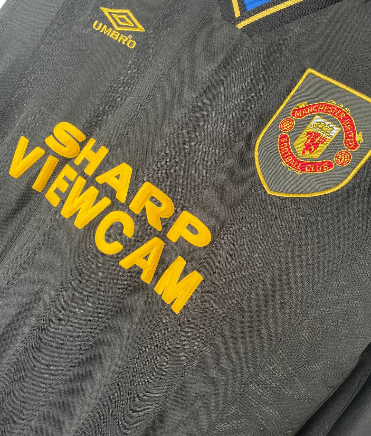 Retro Long Sleeve Manchester United Away Black - 1993/94