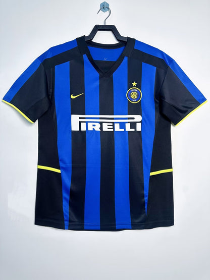 Man's Retro Jersey Internazionale Milano Team Home - 2002/03
