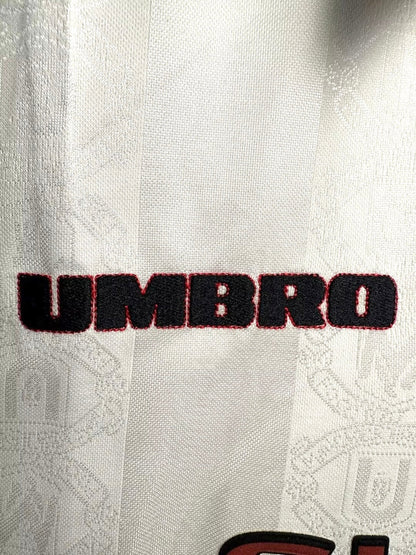 Man's Retro Long Sleeve Manchester United Team Away - 1998/1999