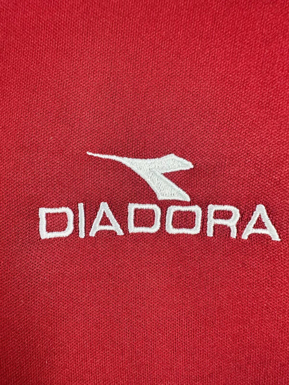 Man's Retro Long Sleeve Roma Team Home - 1998/99