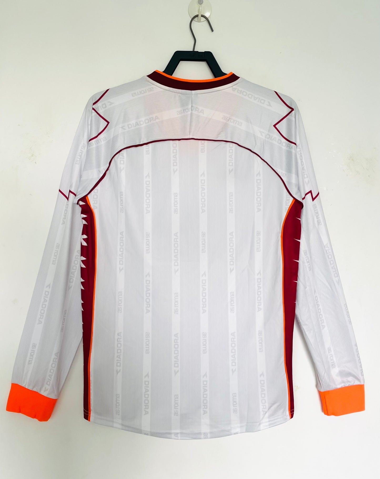 Man's Retro Long Sleeve Roma Team Away - 1999/00