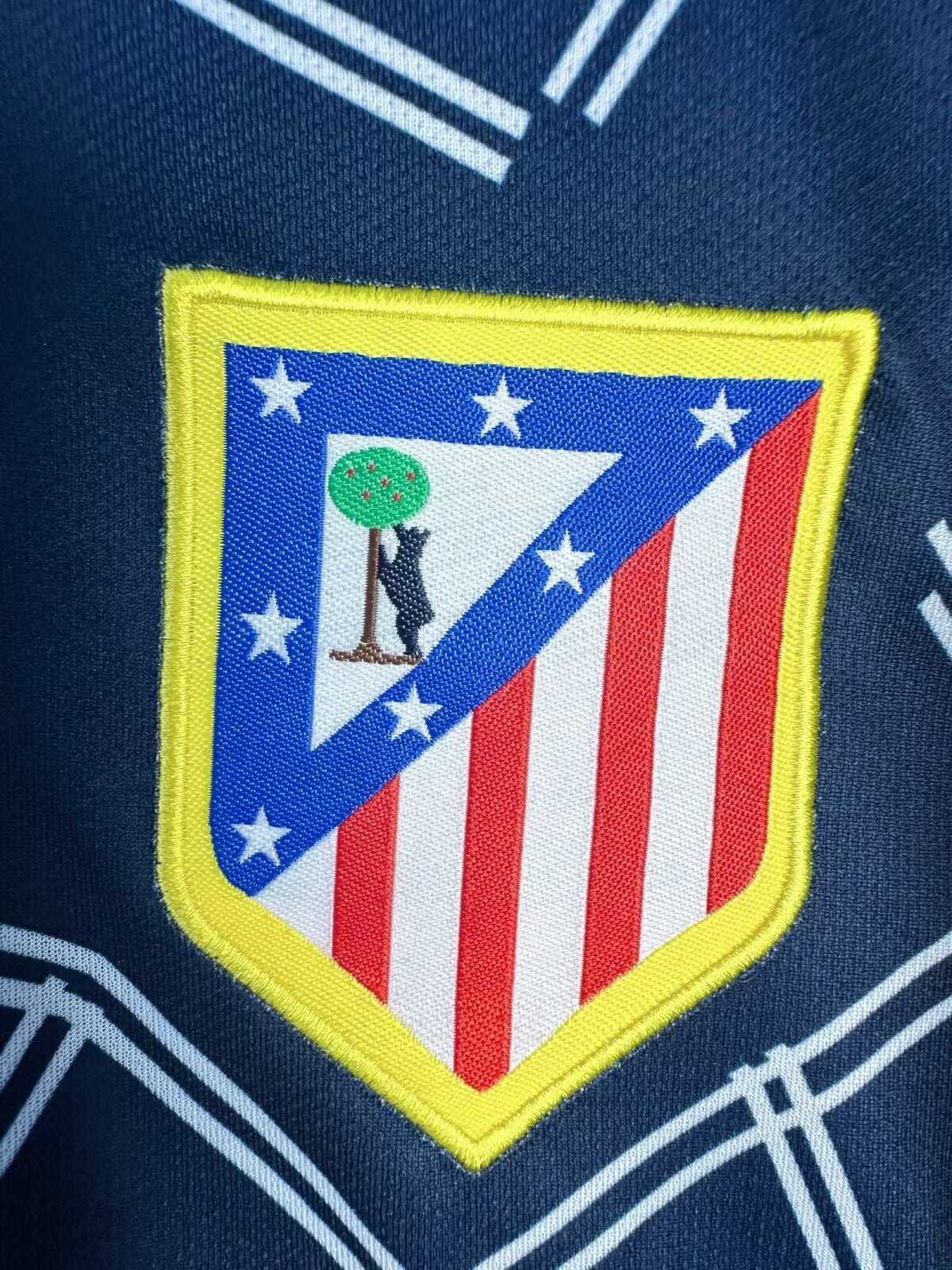 Man's Retro Long Sleeve Atlético de Madrid Team Away - 2004/05