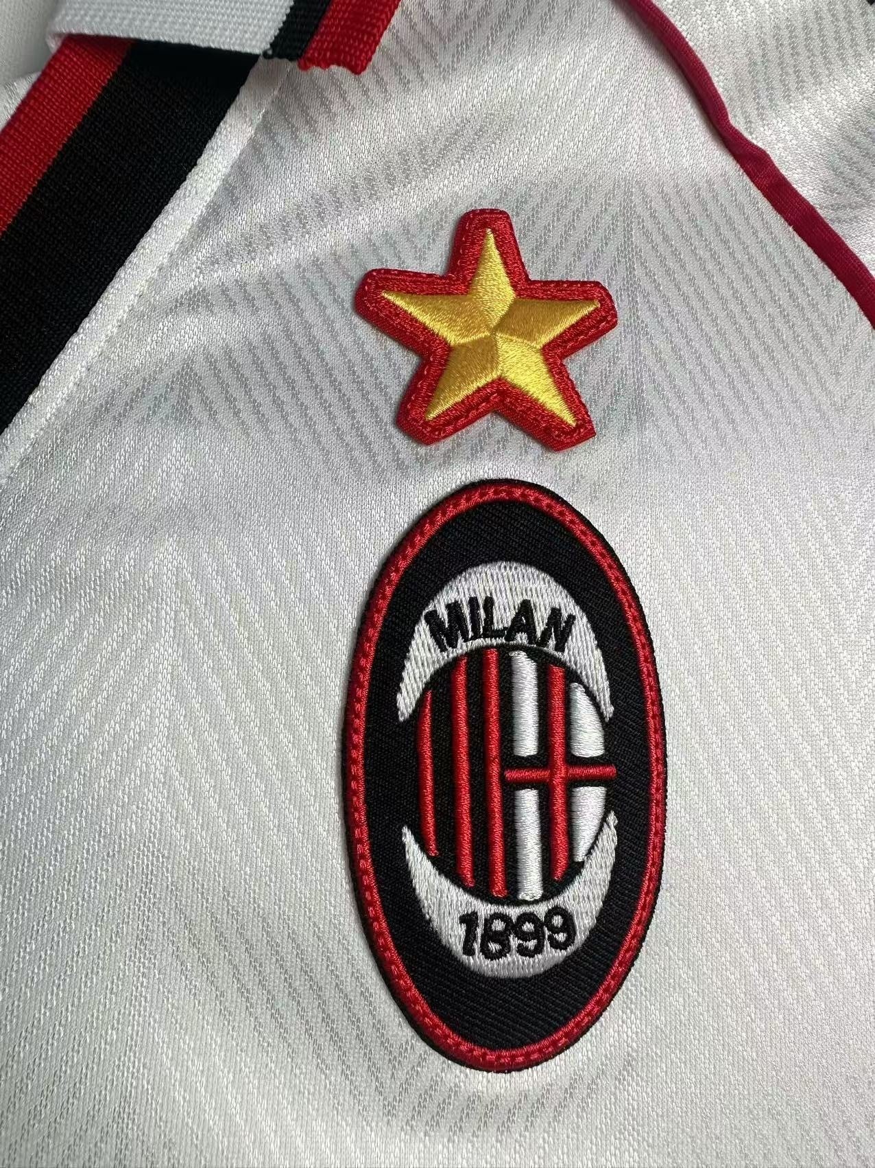 Man's Retro Jersey Milan Team Away - 1997/98