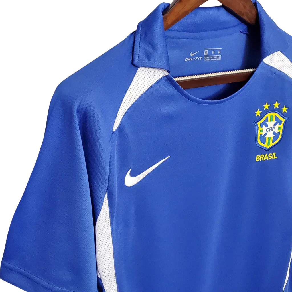 Men's Jersey Brazil National Team Retro Away 2002