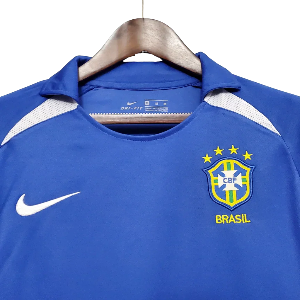 Men's Jersey Brazil National Team Retro Away 2002