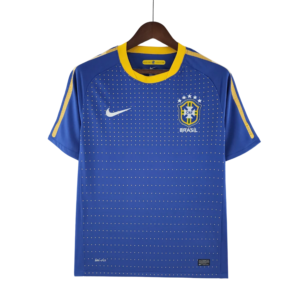 Men's Jersey Brazil National Team Retro Away 2010