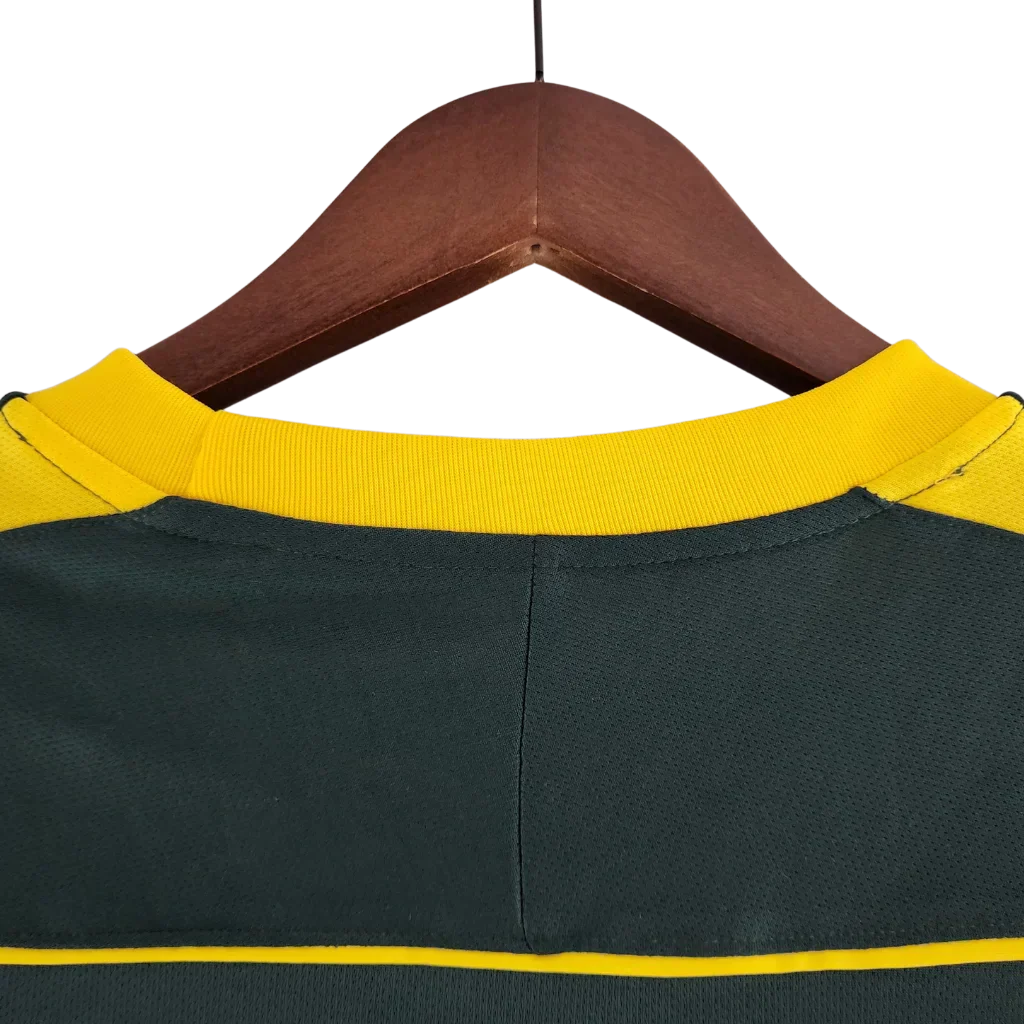 Men's Jersey Brazil National Team Retro Goleiro Verde Escuro 1998
