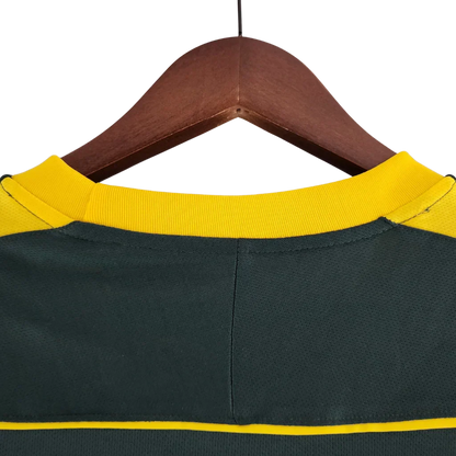 Men's Jersey Brazil National Team Retro Goleiro Verde Escuro 1998